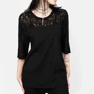 Lace Panel Tee